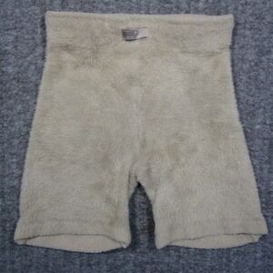 Gymshark Whitney Simmons Shorts Small Tan Fuzzy Eyelash Knit High Waist Pull On‎